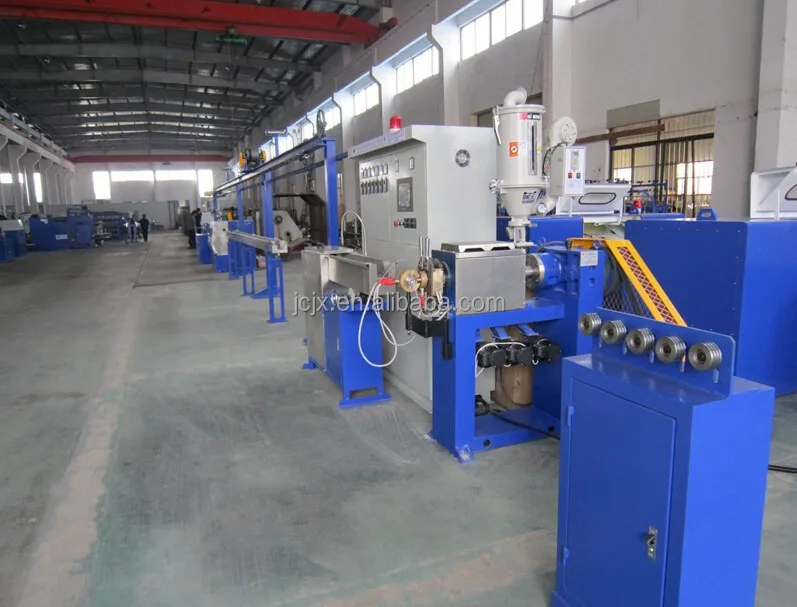 JIACHENG China Copper Wire/PVC Electrical Cable Wire Extruder Making Machine