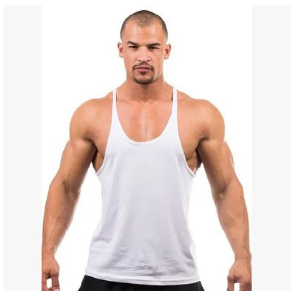 
Cotton gym singlet,100% cotton men tank top,custom gym singlets 