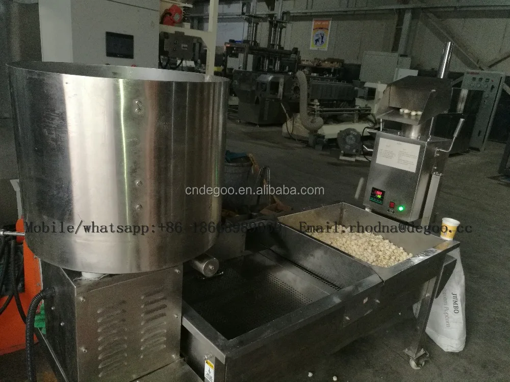 
Low consumption corn pops machinery plant caramel popcorn production machinery 