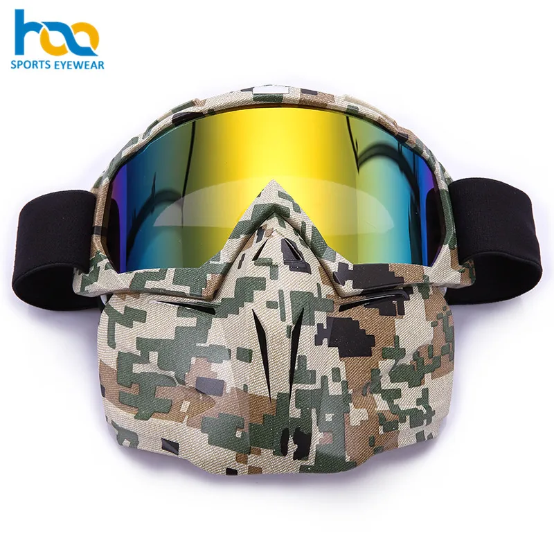 
Outdoor Anti Fog Double Lens Ce Military Paintball Mask 