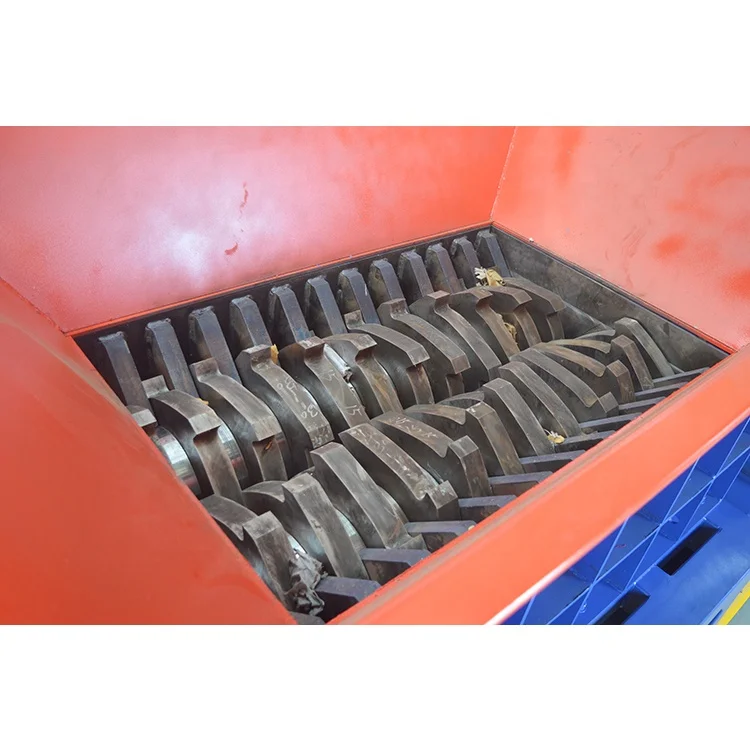 New design Waste tire shredder machine Scrap metal shredder for recycle  car tire tyre shredder grinder crusher cutting machine