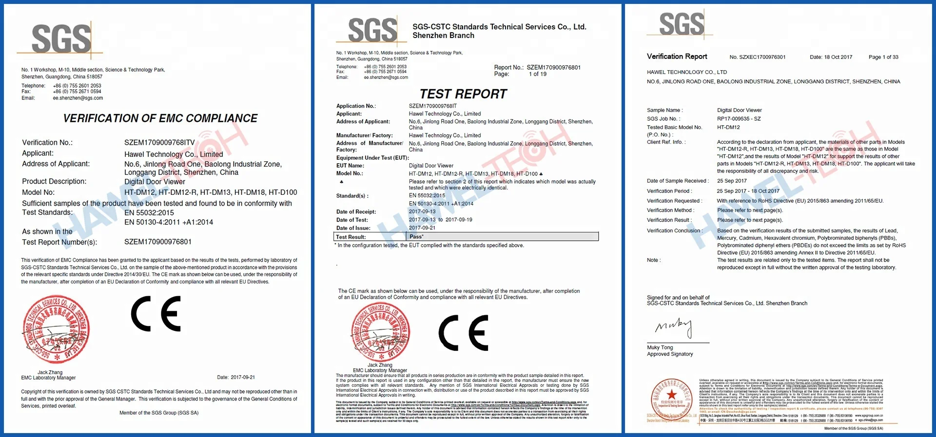 150 degree angle HD front door digital video camera with recorder