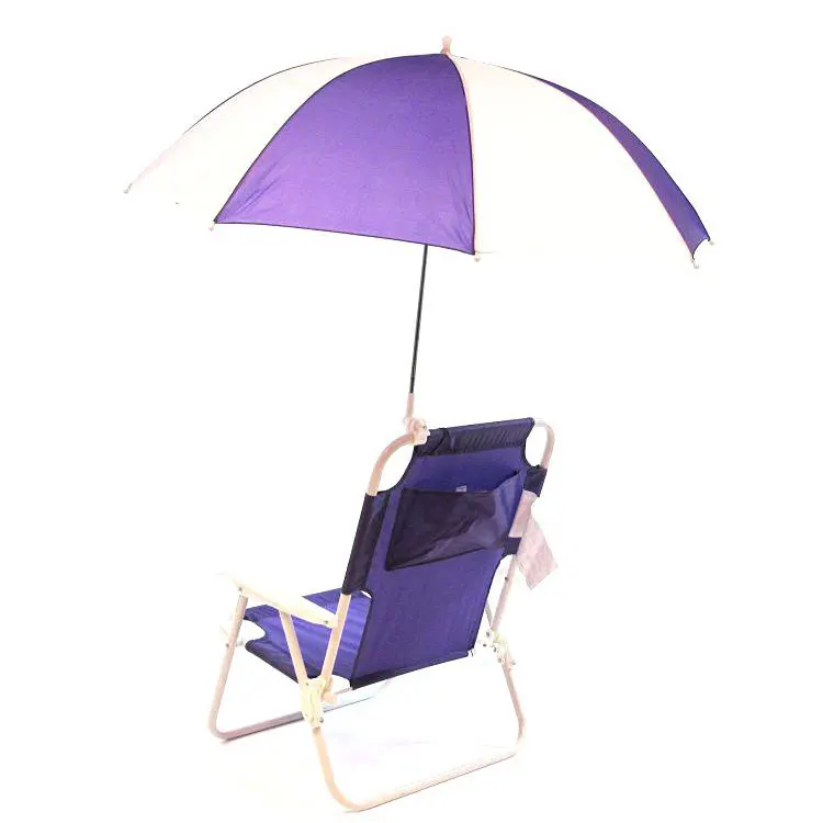 kis brazilian blue beach chair with sun umbrella canopy roof