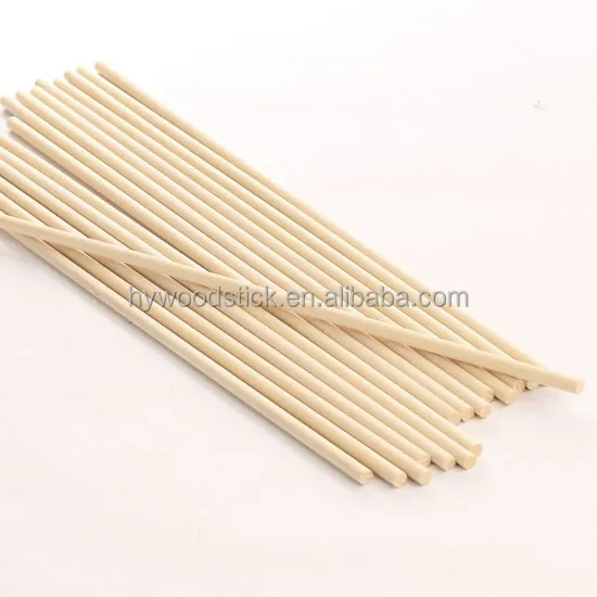 Round Wooden Popsicle Craft Candy Sticks For Plants