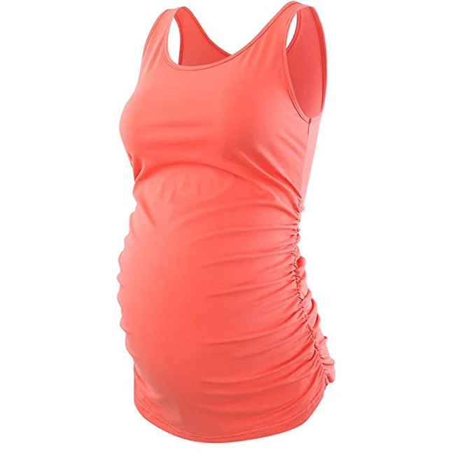 Летний высококачественный Топ без рукавов для беременных от производителя