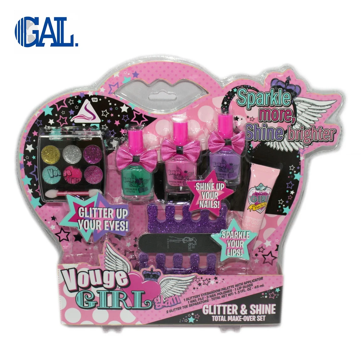 Amazon hot selling super style model kids make up toy sets 81029