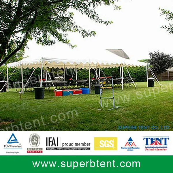 
 Дешевые пвх - алюминиевого профиля на открытом воздухе на вечеринку палатки для продажи белый  