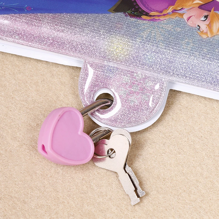 Hot Sale School dairy spiral  notebook with Lock