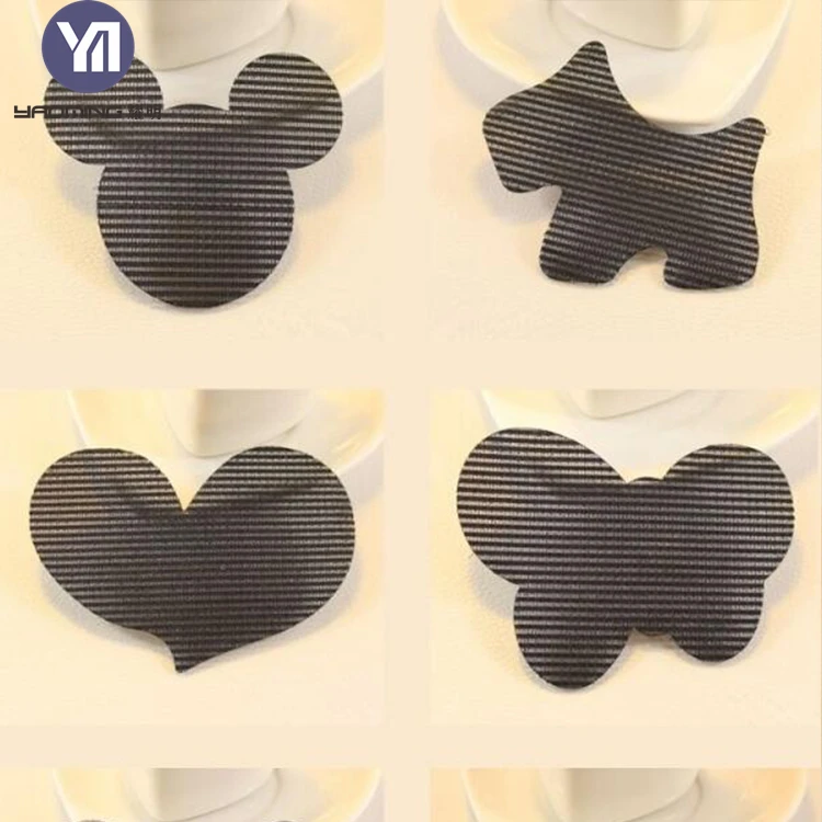 Wholesale Colorful Nylon Cartoon Hair Salon Clips - Custom Logo Square, Round, and Oval Shadow Designs for Bangs Magic Velcroes