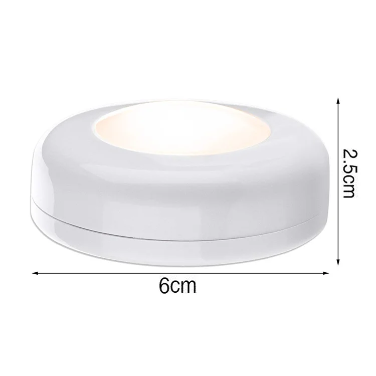 Remote control led night light lamp warm &  cool white mini led cabinet light