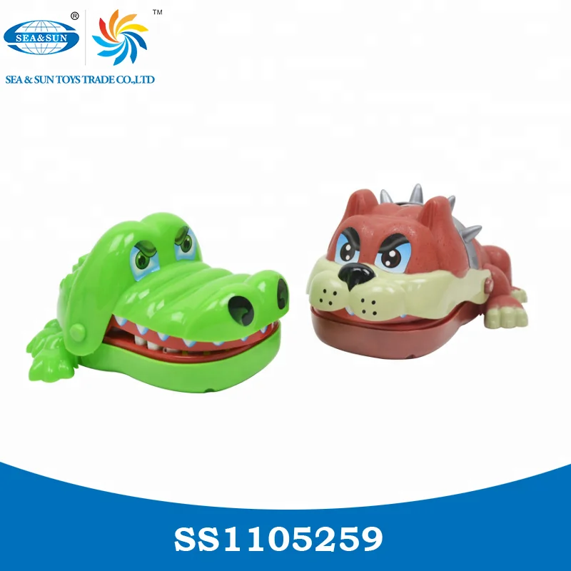 Children Kid Bite Finger Crocodile Mouth Dentist Bite Alligator Tooth Halloween Exciting Finger Game Family Toy