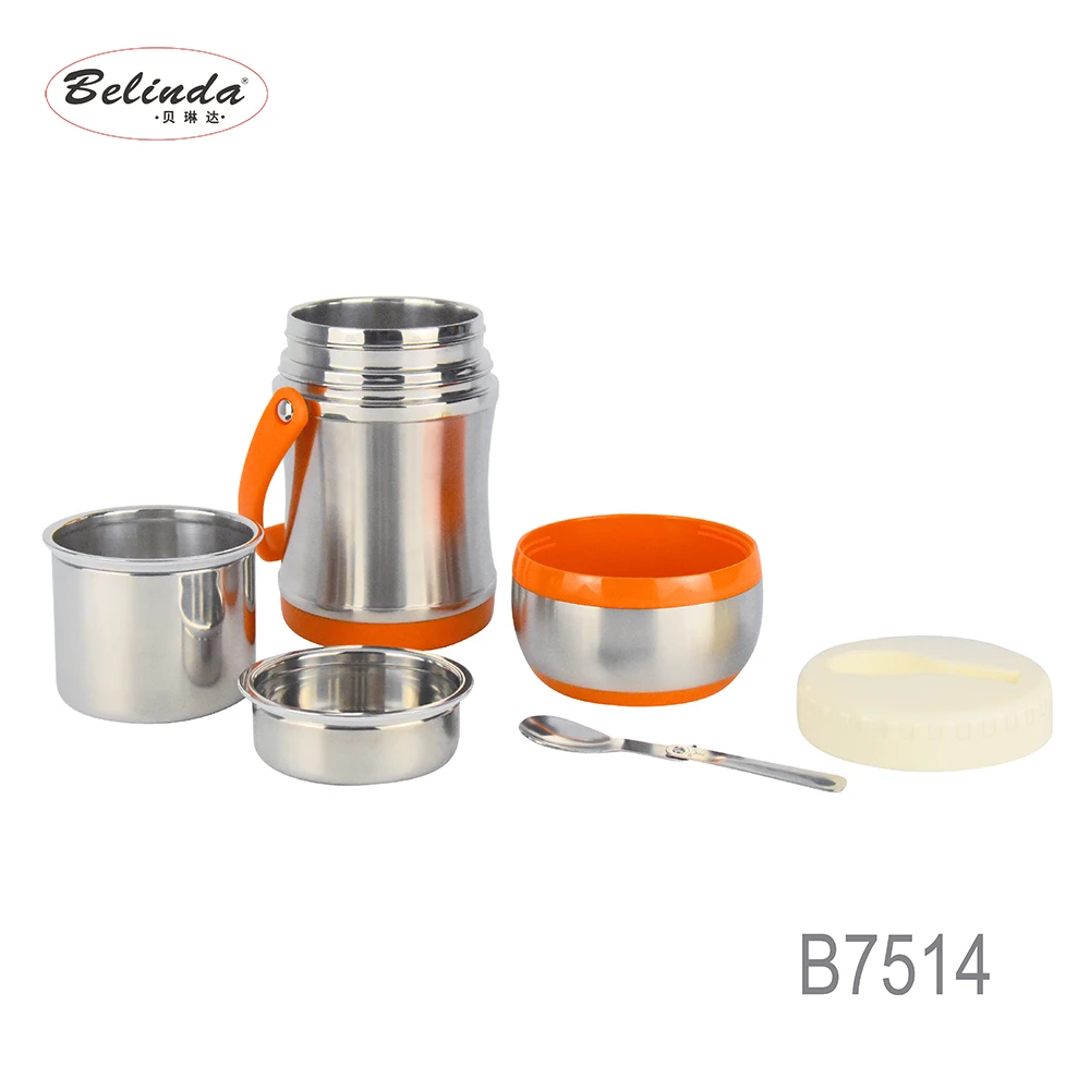 Tiffin Carrier Vacuum Simmer Pot Stainless Steel 304 Food Flask