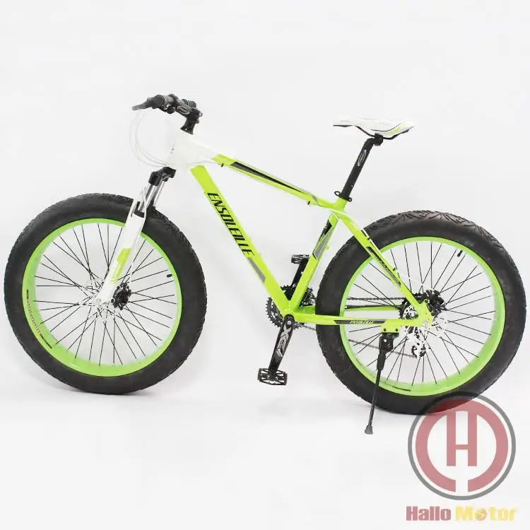 Hallomotor универсальный велосипед для пляжа и для зимы Shimano Groupset, большая и толстая шипованная резина, передняя подвеска