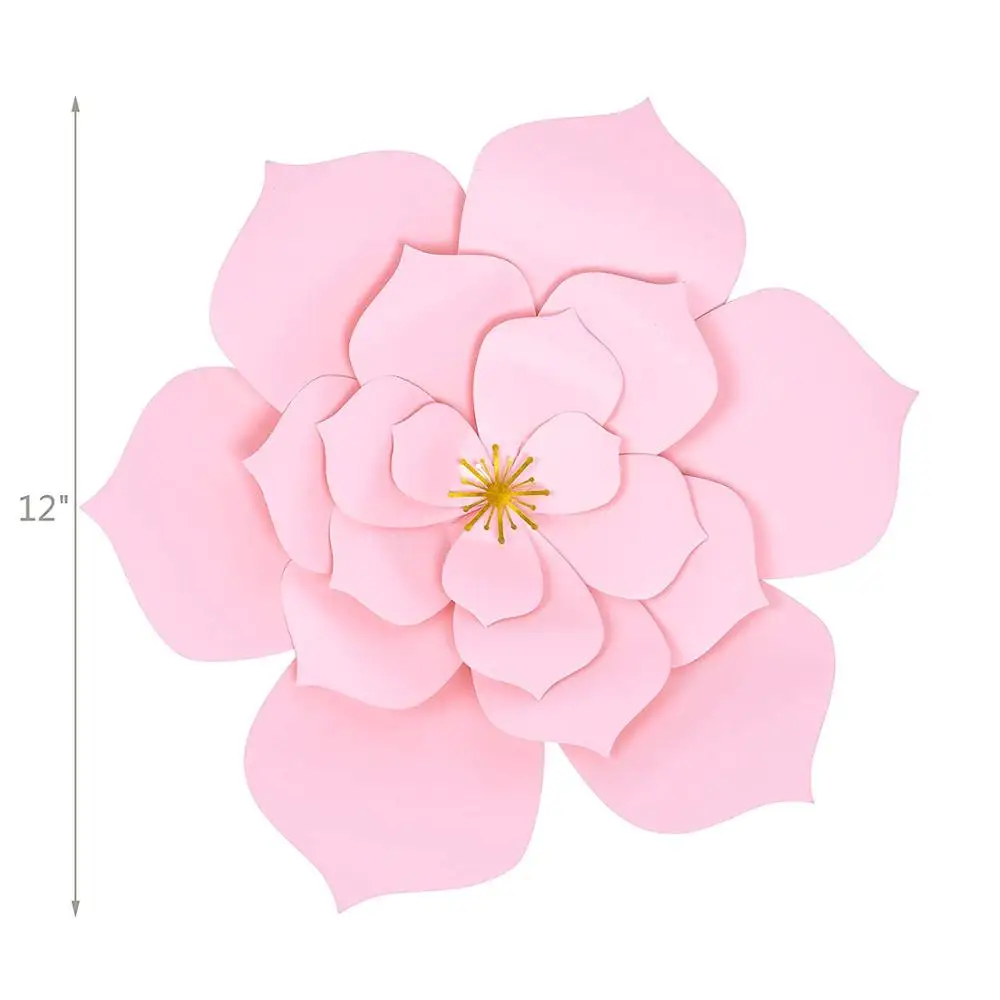 Unicorn Party Decorations Backdrop For Girls Birthday Party DIY Unicorn Flower Backdrop with Glitter Giant Horn Ears Eyelashes