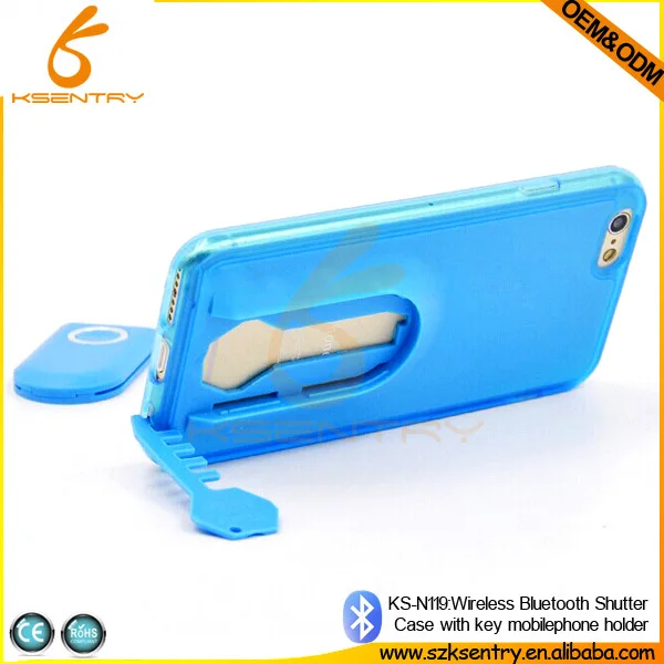 беспроводной затвора случае интегрирован с bluetooth пульт дистанционного управления управления для путешествий