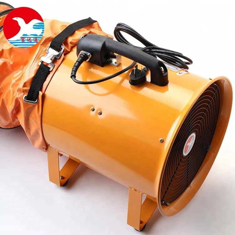portable exhaust fan with flexible duct