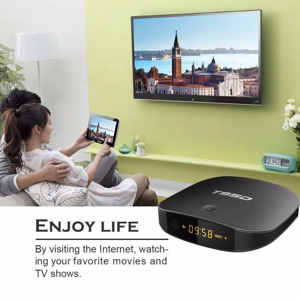 
2018 Factory Supply T95D High Quality Android TV Box 3D 4K RK3229 Set Top Box 1GB 8GB smart tv box free xxx movie 