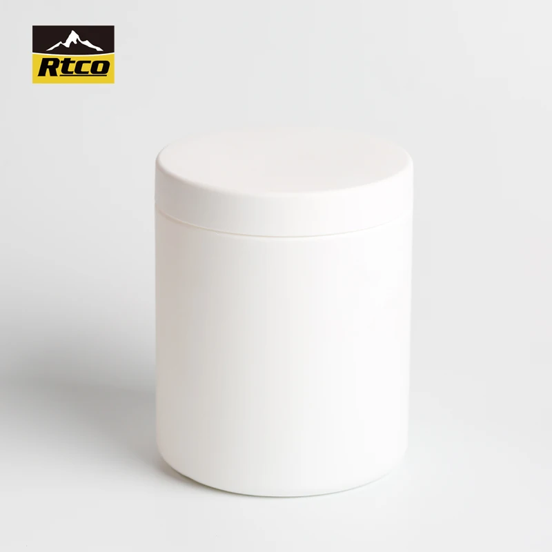 China Manufacturer RTCO HDPE Soft Touch Bottle Jar Custom Protein Powder Container