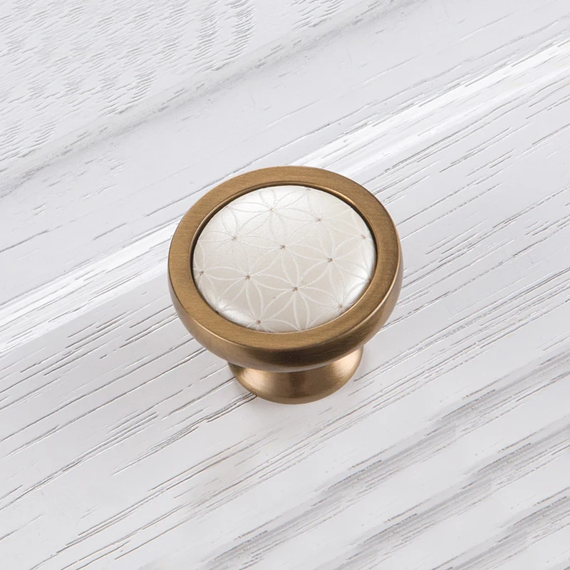 Ceramic Door Handles Antique Furniture Knobs and Handles for Kitchen Cabinet Cupboards Drawer Pulls CZ-2026