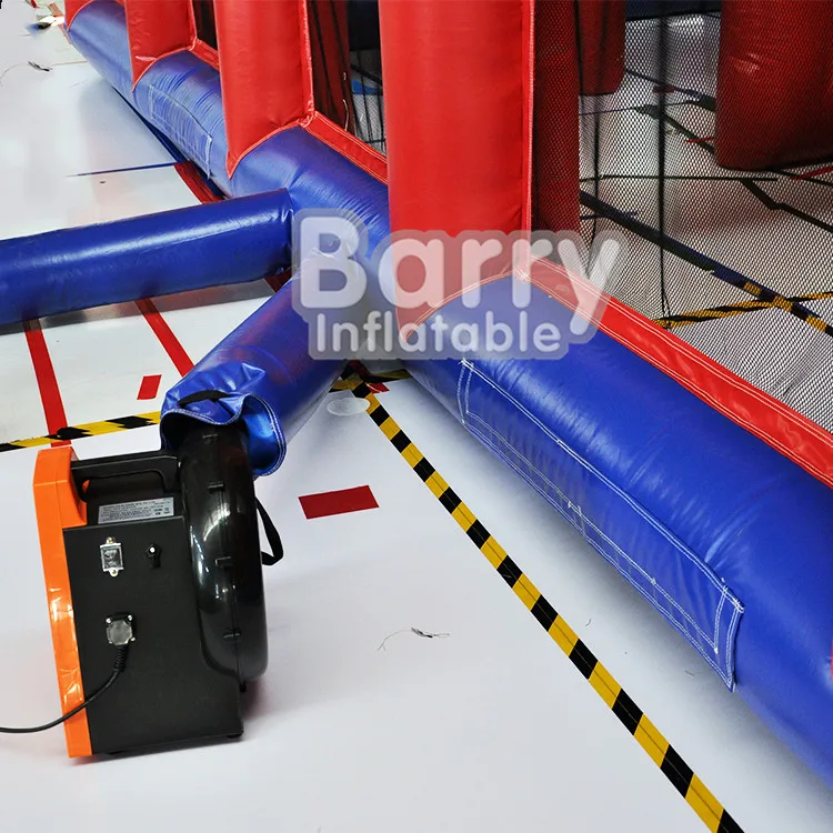 Amusement Laser Tag Equipment  Castle Maze Inflatable Hunted House Maze For Sale