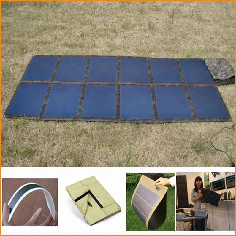 18V Solar panel charger, solar cell charger bag for camping