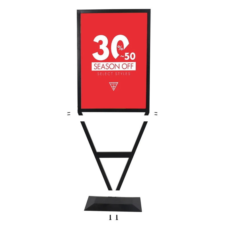 sign holder poster stand equipment for the advertising agency foam poster board