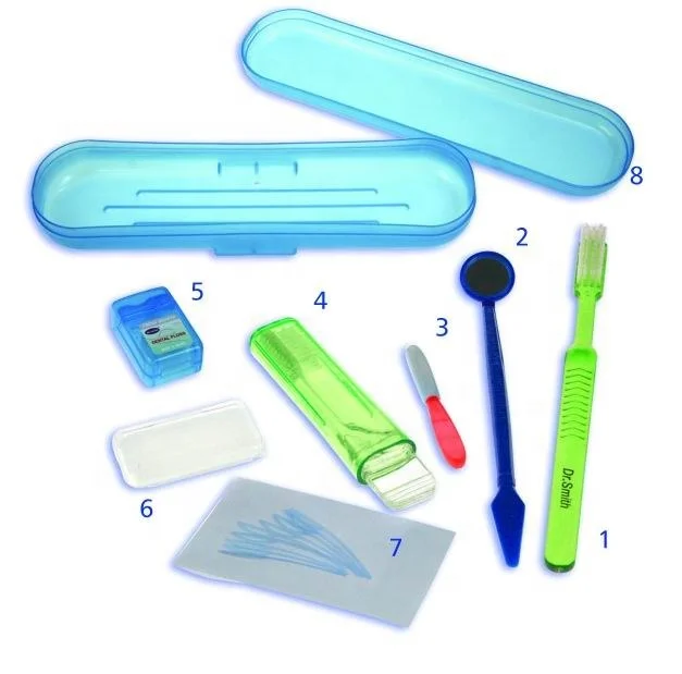 Portable  Dental Orthodontic Kits dental floss adult toothbrush