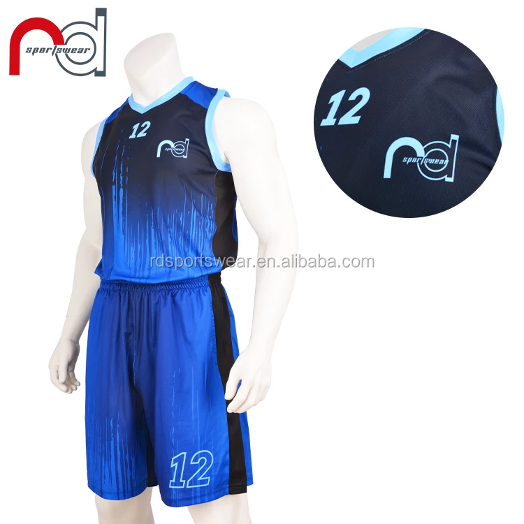 Customized college sublimation basketball  latest Black and orange basketball jersey uniform design