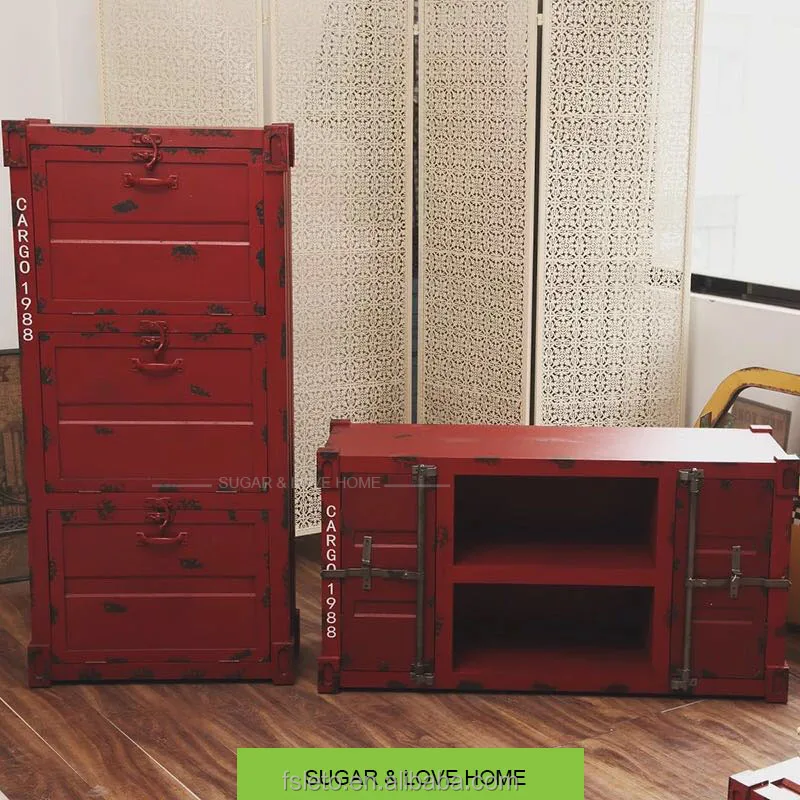 Shipping Container Furniture Tv Cabinet Living Room Cabinet Optional Size And Color Moq Is 1 Pcs