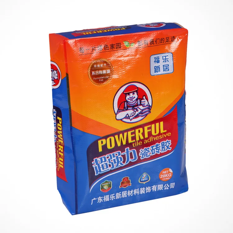 
Bopp laminated pp woven cement bag 20kg Dry mortar valve bag 