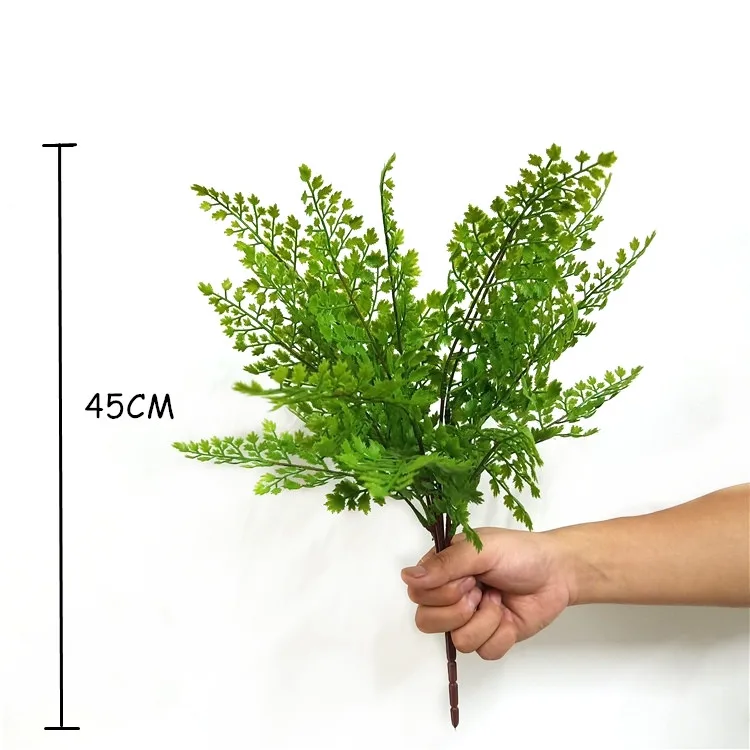 Cheap ornamental mini artificial bush plant plastic artificial bonsai leaves