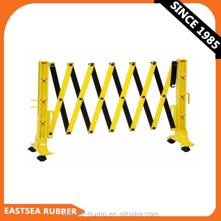 China Factory Yellow Portable Plastic Folding Safety Retractable Fencing