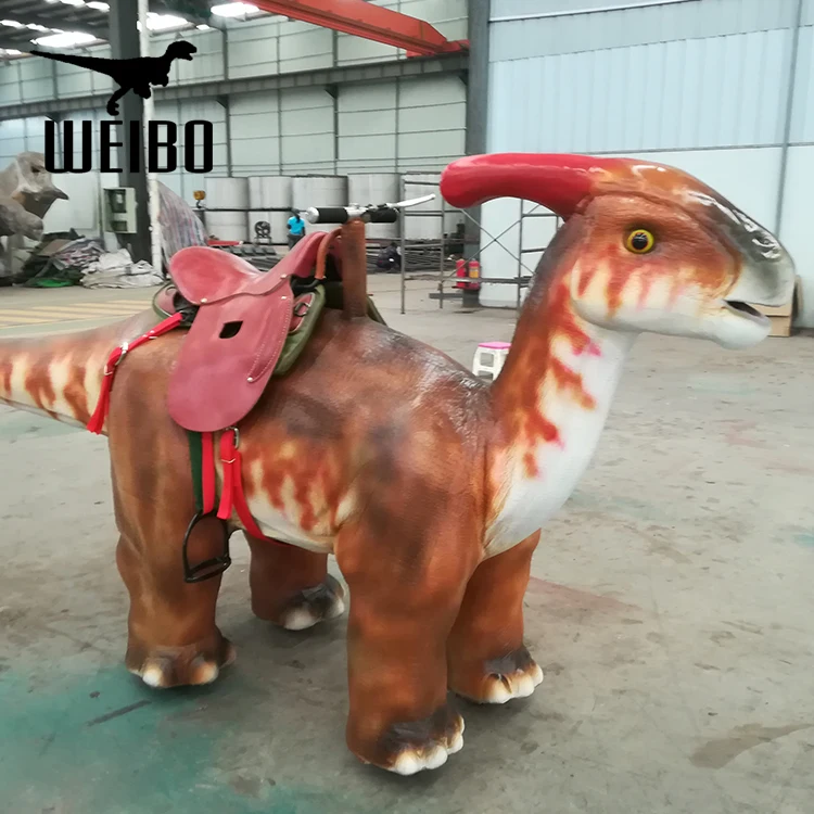 Dinosaur show simulation riding dinosaur  ride