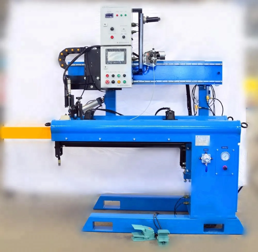 Intelligent High Precise Galvanized Steel Tubes Cylinder Metal Lathe Welding Machine ZF-1500 Automatic Longitudinal Seam Welder