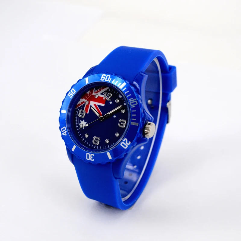 
Branded design your own logo custom russia world cup watches 