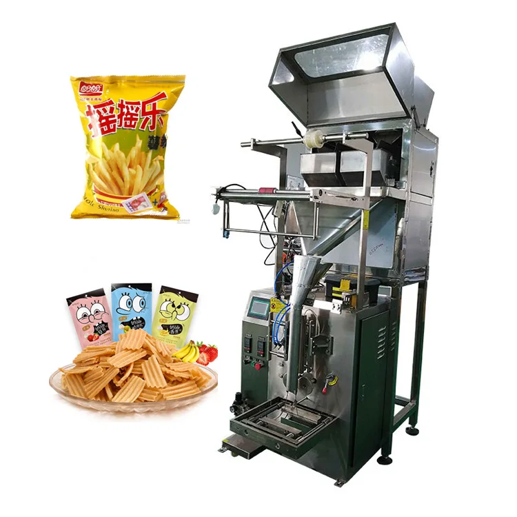 Automatic Snack Food Sunflower Seed Peanut Plastic Bag Packaging Sealing Bean Packing Machine With date Printing
