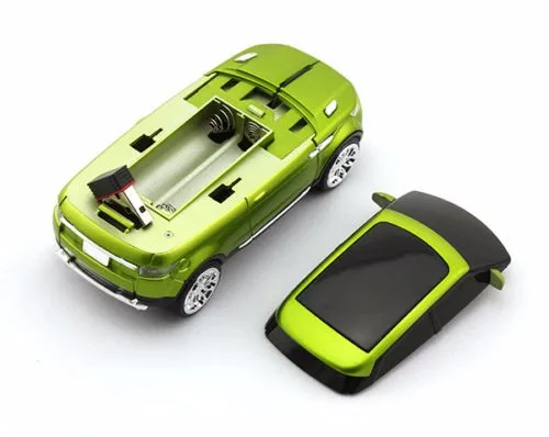 Cool LED Headlights Optical Sports Car Wireless Mouse