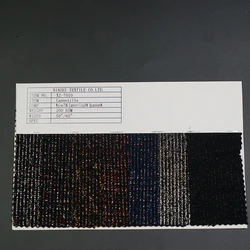 Custom Multicolor Soft Pleated Nylon Metal Fabric Clothing Home Textile Fabric