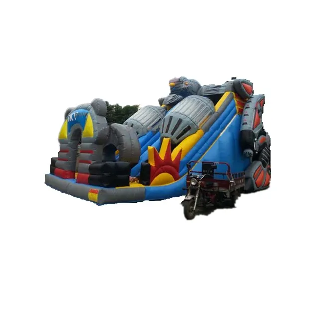 manufacture price bounce house giant inflatable dry slide kids inflatable jumping castle slides from China