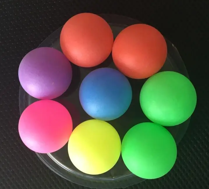 Оптовая Продажа пользовательских красный розовый зеленый синий пиво понг лотерея мини настольный теннисный мяч пластиковые цветные игрушки Пинг Понг Шары
