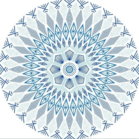 
Reactive Printed Beach Towels Microfiber Round Beach Towels with Tassels 