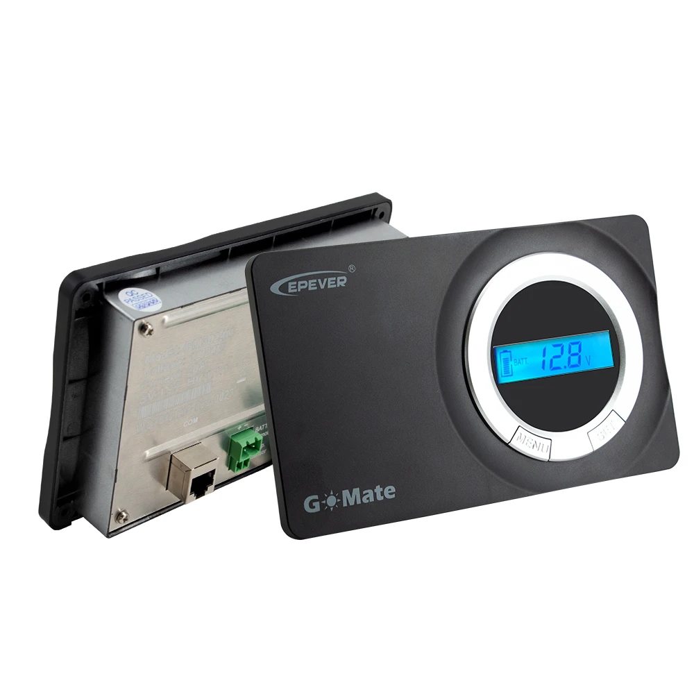 Epever GM3024N GoMate Series Flush Mount PWM Solar Charger Controller 30A 12V/24V Solar Regulator Negative-ground RS485 Connect