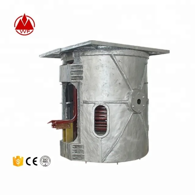 New 300kg induction scrap aluminum melting furnace in cheap price for sale