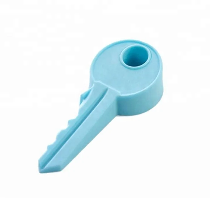 Key shape child anti-pinch silicone door stopper wind door plug creative security door resistance