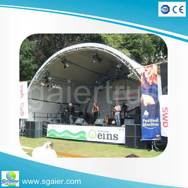 горячая продажа алюминиевых освещение этапа фермы на концерт освещение ферм