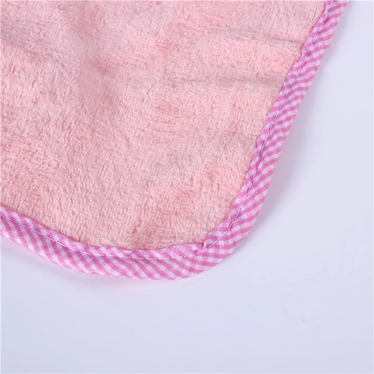 
Hot sale Baby Hand Towel Cartoon Rabbit Plush Soft Lovely Hanging Wipe Towel for Kitchen Bathroom 