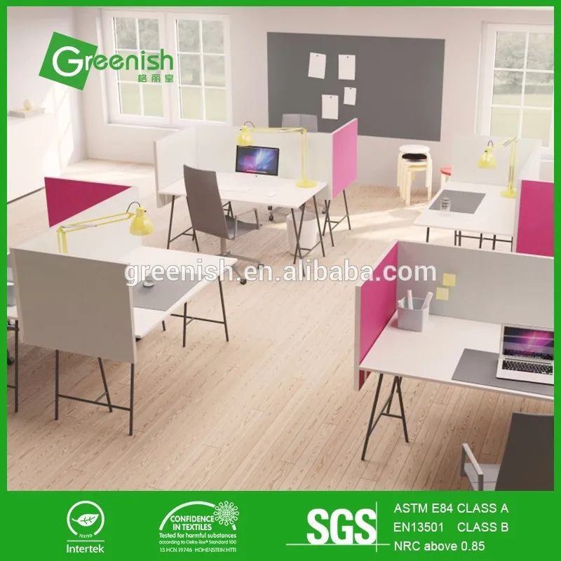 High quality embossed acoustic movable partition