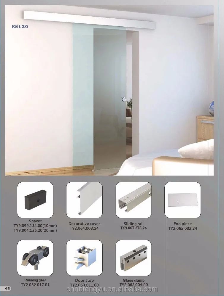 
Glass Sliding Door Aluminium Sliding Barn Door Hardware Flat Rail Glass Aluminum Sliding Barn Door Hardware 