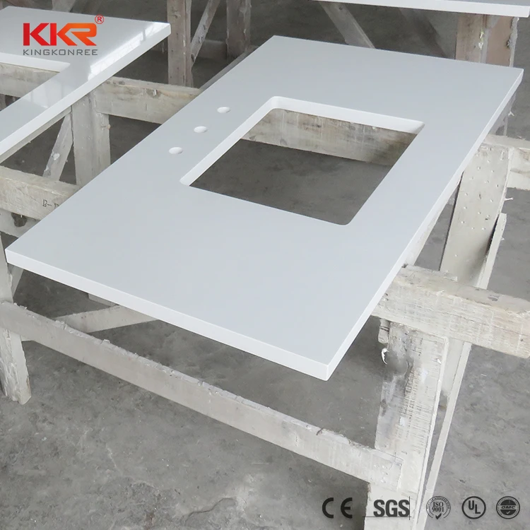 Customize Kitchen Bench Top Quartz Stone Vanity Top
