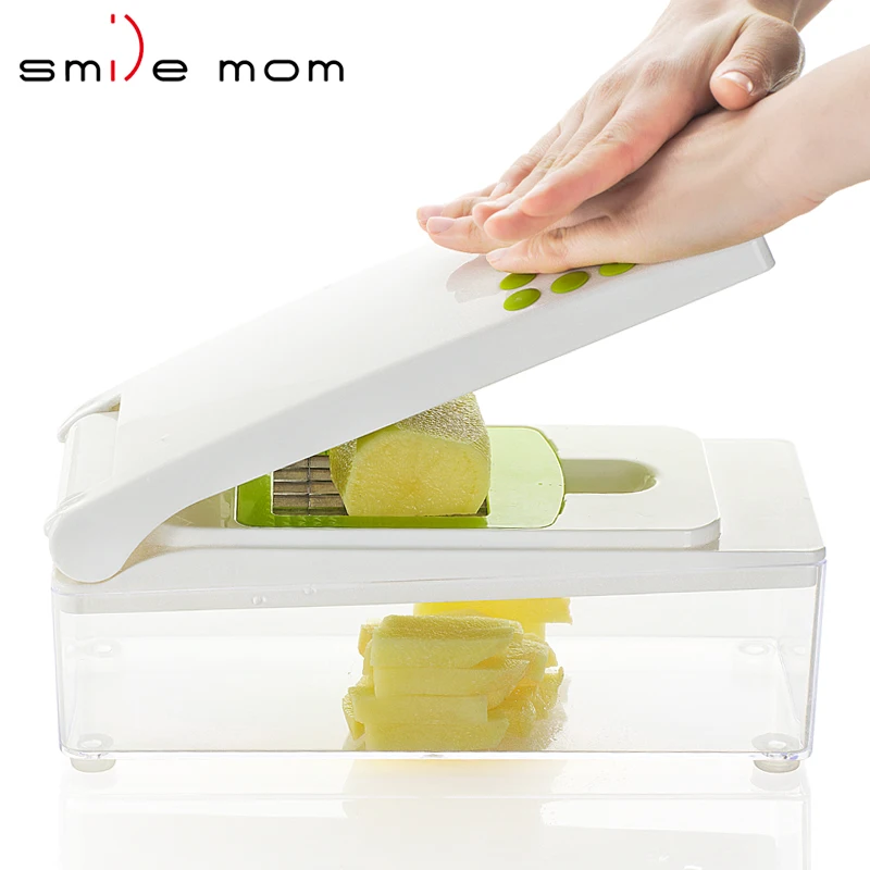 wholesale plastic chopper vegetable slicer dicer Food Chopper Cuber Cutter as seen on tv